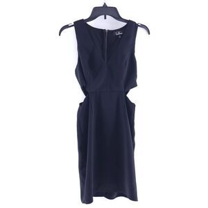 Lulu's Women's Size Solid Black Small Sleeveless Dress